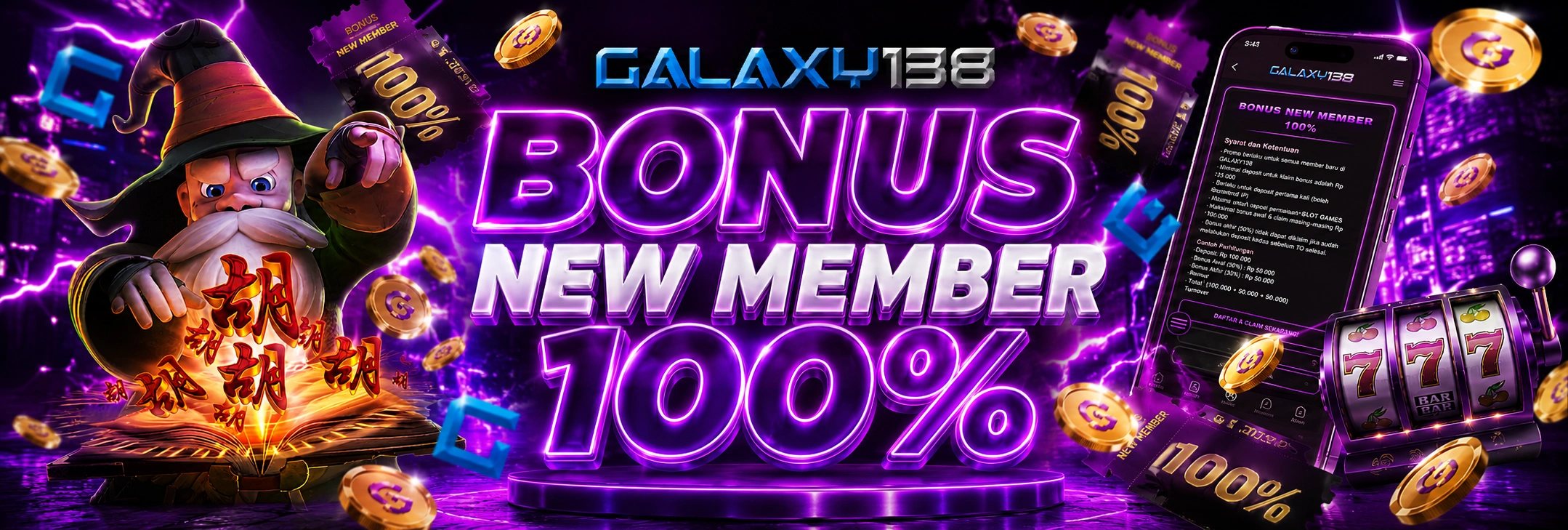 BONUS NEW MEMBER SLOT GACOR GALAXY138